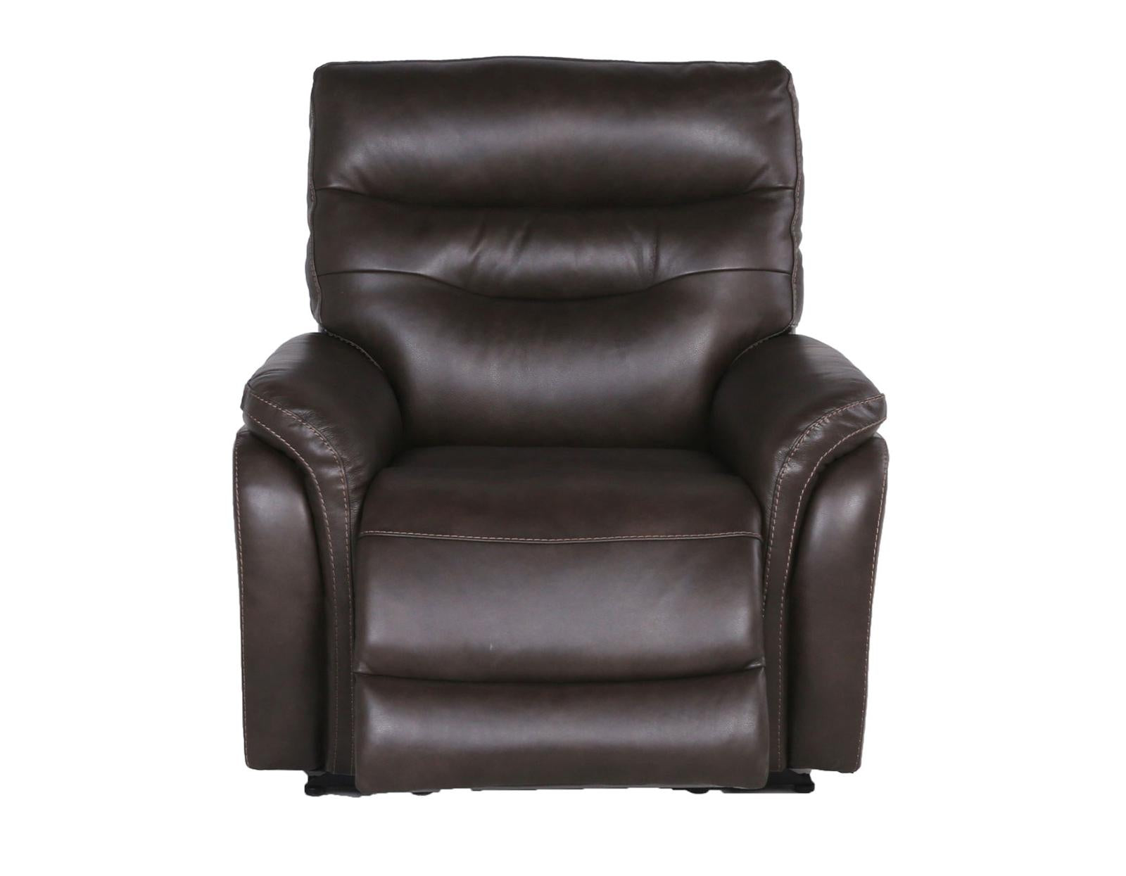 Steve Silver Fortuna Leather Dual Power Recliner in Coffee Steve Silver 2