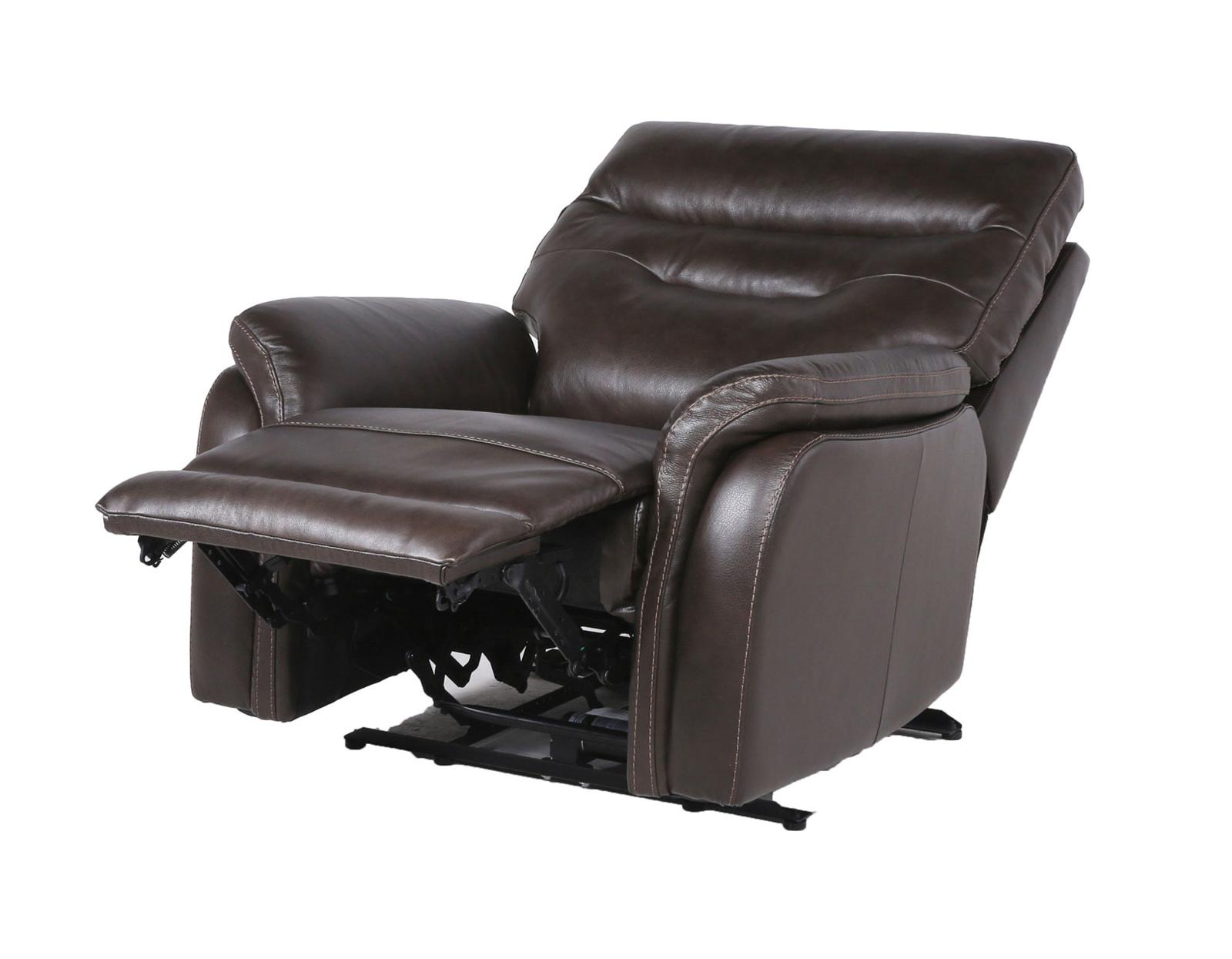 Steve Silver Fortuna Leather Dual Power Recliner in Coffee Steve Silver 2