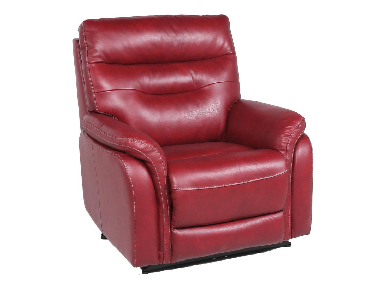 Steve Silver Fortuna Leather Dual Power Recliner in Wine Steve Silver 2