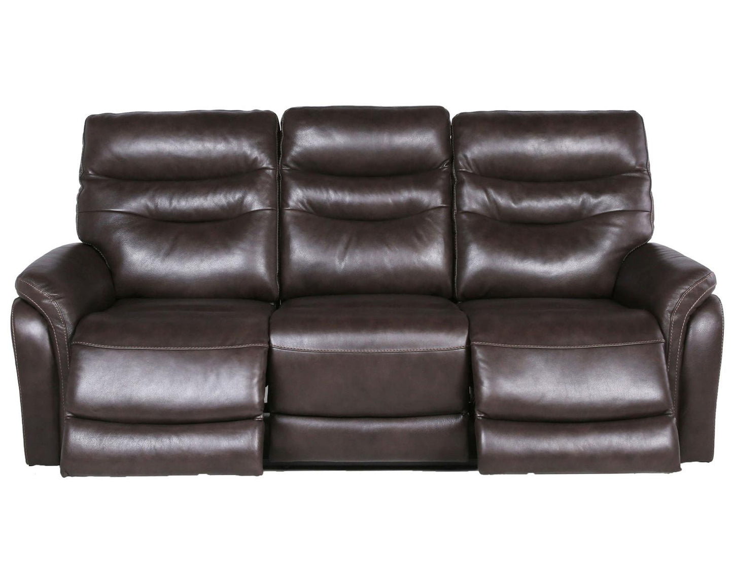 Steve Silver Fortuna Leather Dual Power Reclining Sofa in Coffee Steve Silver 2