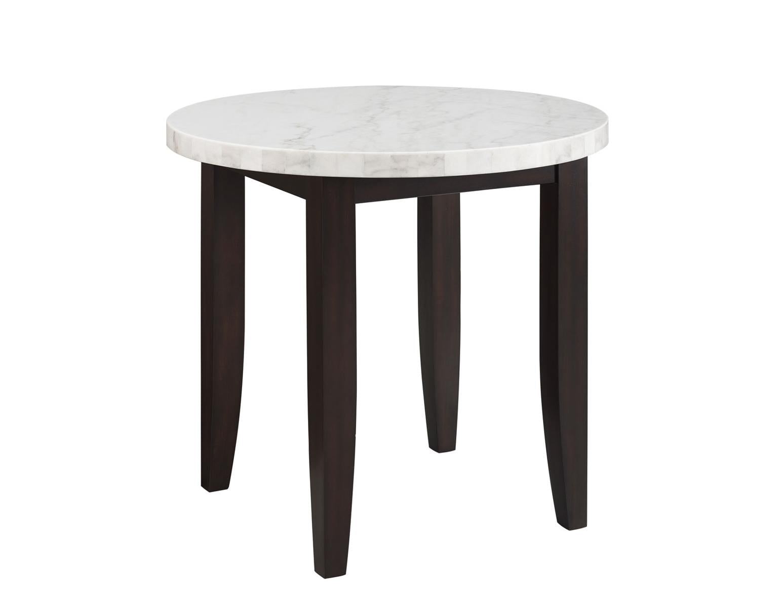 Steve Silver Francis Marble Top Counter Table in Cordovan Dark Cherry Steve Silver 2