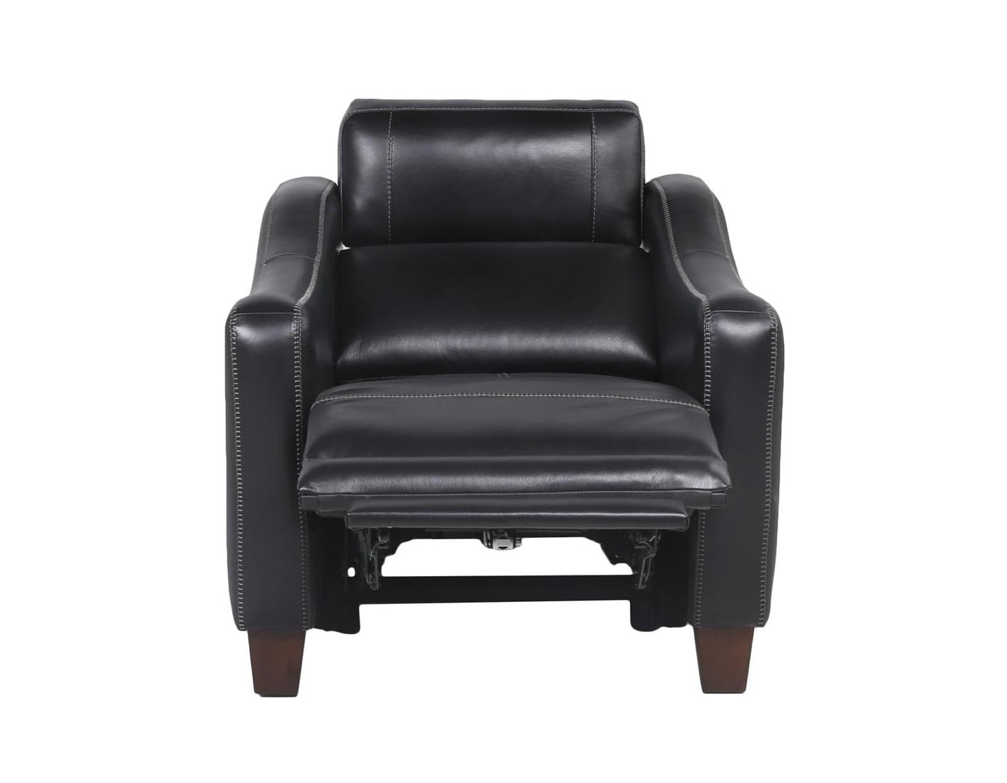 Steve Silver Giorno Dual Power Leather Recliner in Midnight Steve Silver 2