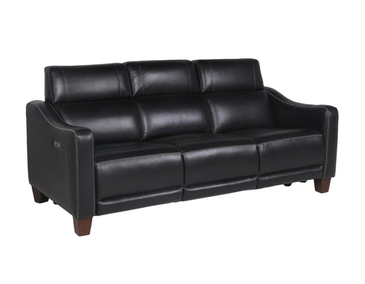 Steve Silver Giorno Dual Power Leather Sofa in Midnight Steve Silver 2