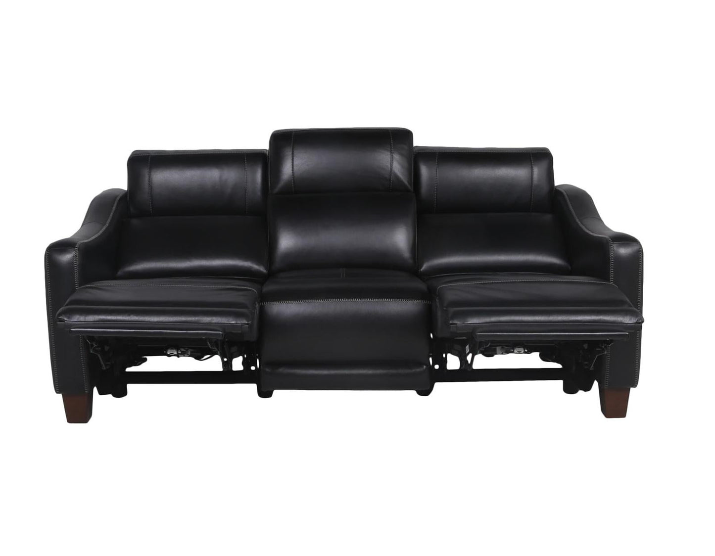 Steve Silver Giorno Dual Power Leather Sofa in Midnight Steve Silver 2