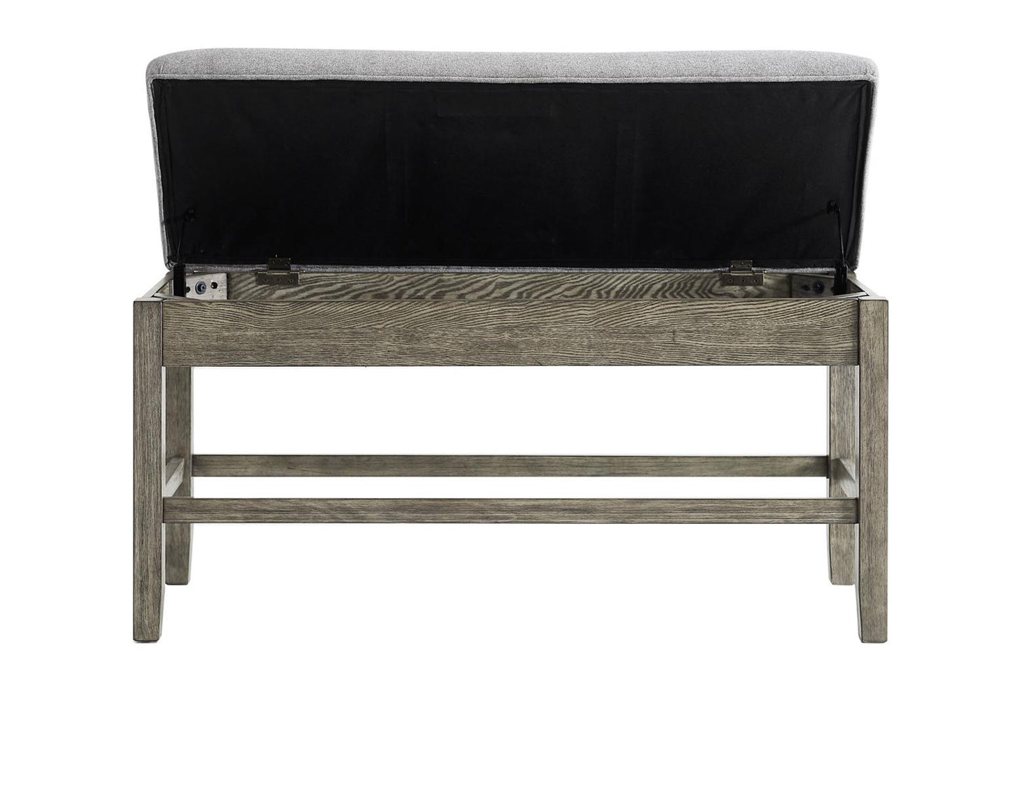 Steve Silver Grayson Storage Counter Bench in Driftwood Steve Silver 2