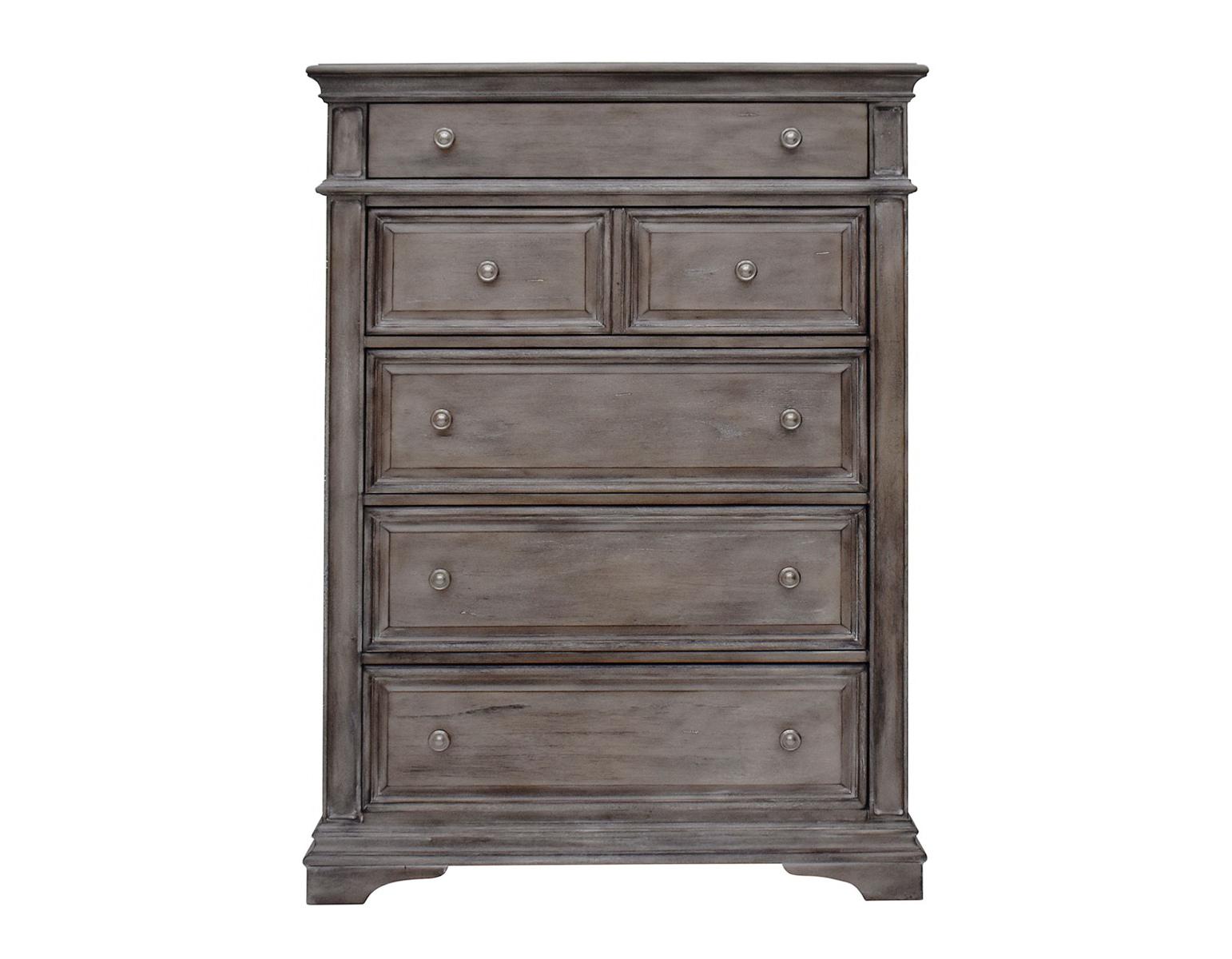 Steve Silver Highland Park 6 Drawer Chest in Waxed Driftwood Steve Silver 2