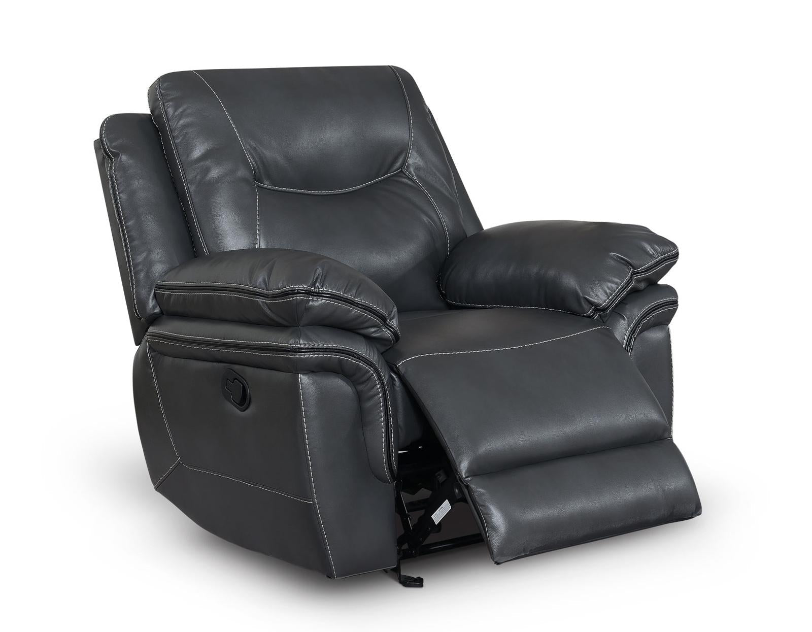 Steve Silver Isabella Manual Glider Recliner in Grey Steve Silver 2