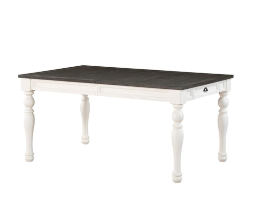 Steve Silver Joanna Dining Table in Two-tone Ivory and Mocha Steve Silver 2