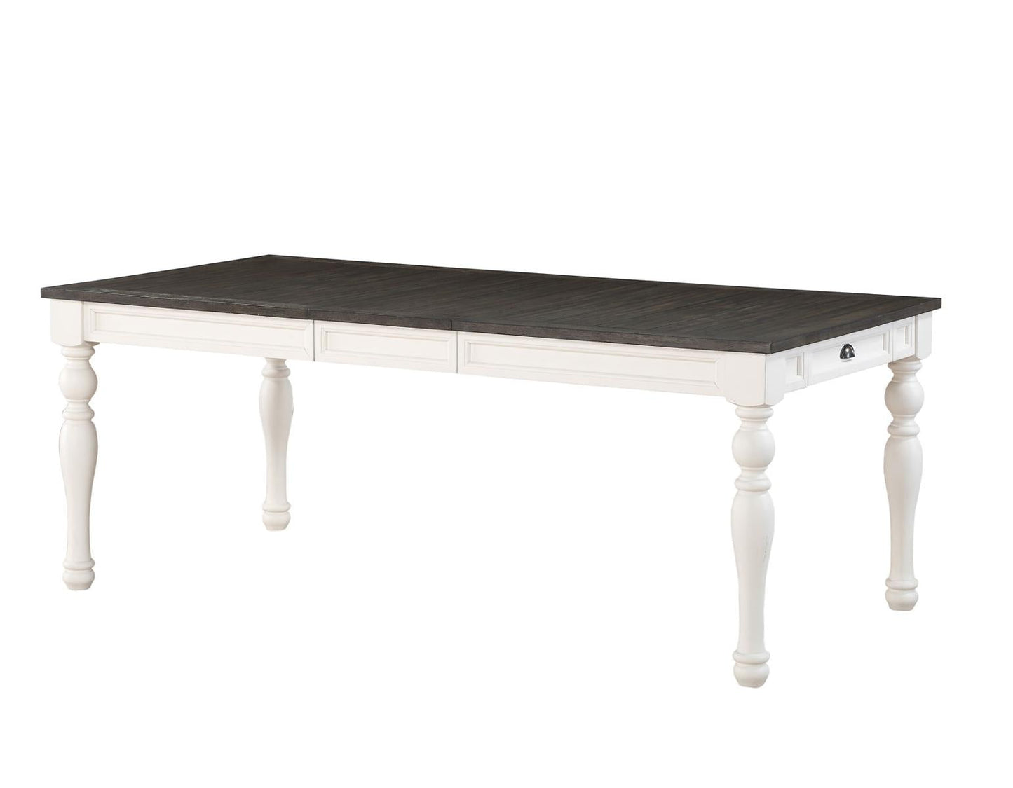 Steve Silver Joanna Dining Table in Two-tone Ivory and Mocha Steve Silver 2