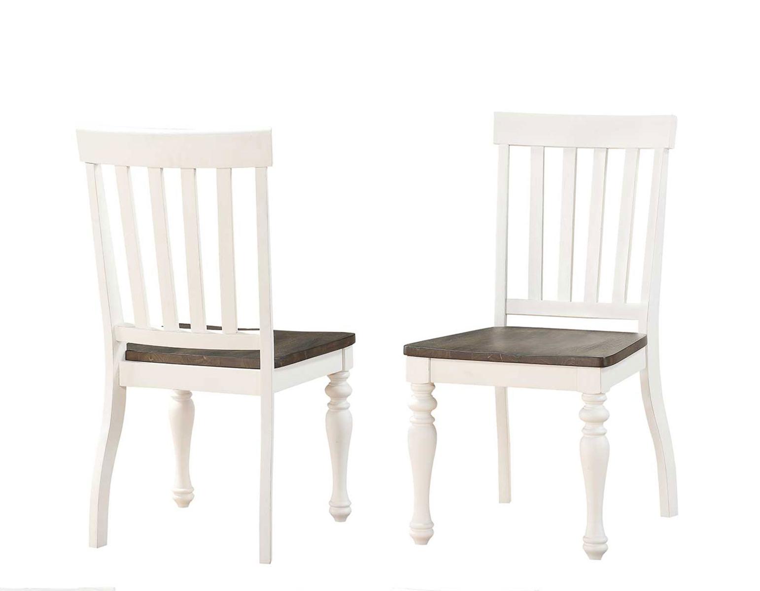 Steve Silver Joanna Side Chair in Two-tone Ivory and Mocha (Set of 2) Steve Silver 2