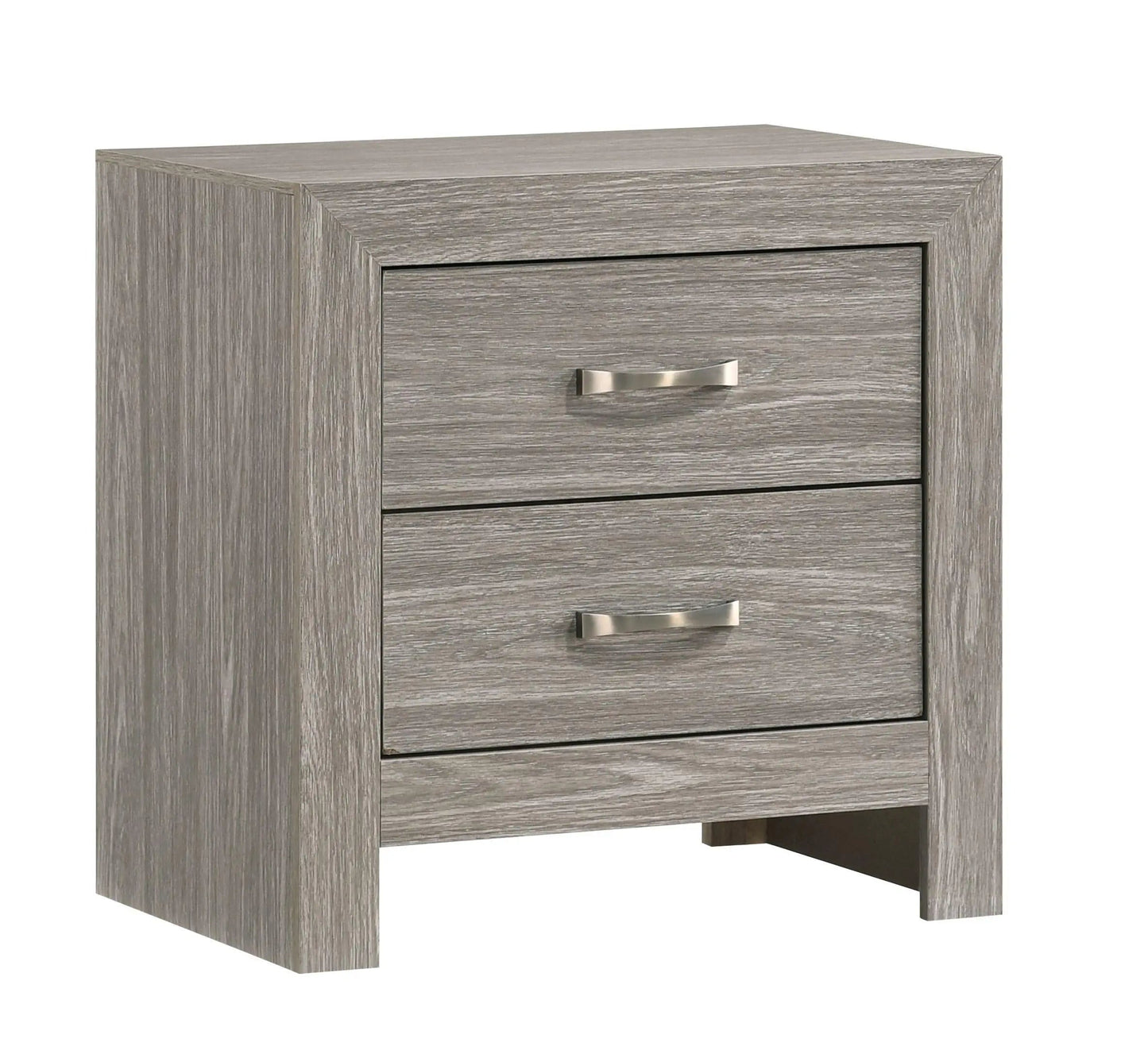 Yasmine White 6Pc Modern Bedroom Set in Gray Finish by Cosmos Furniture Cosmos Furniture