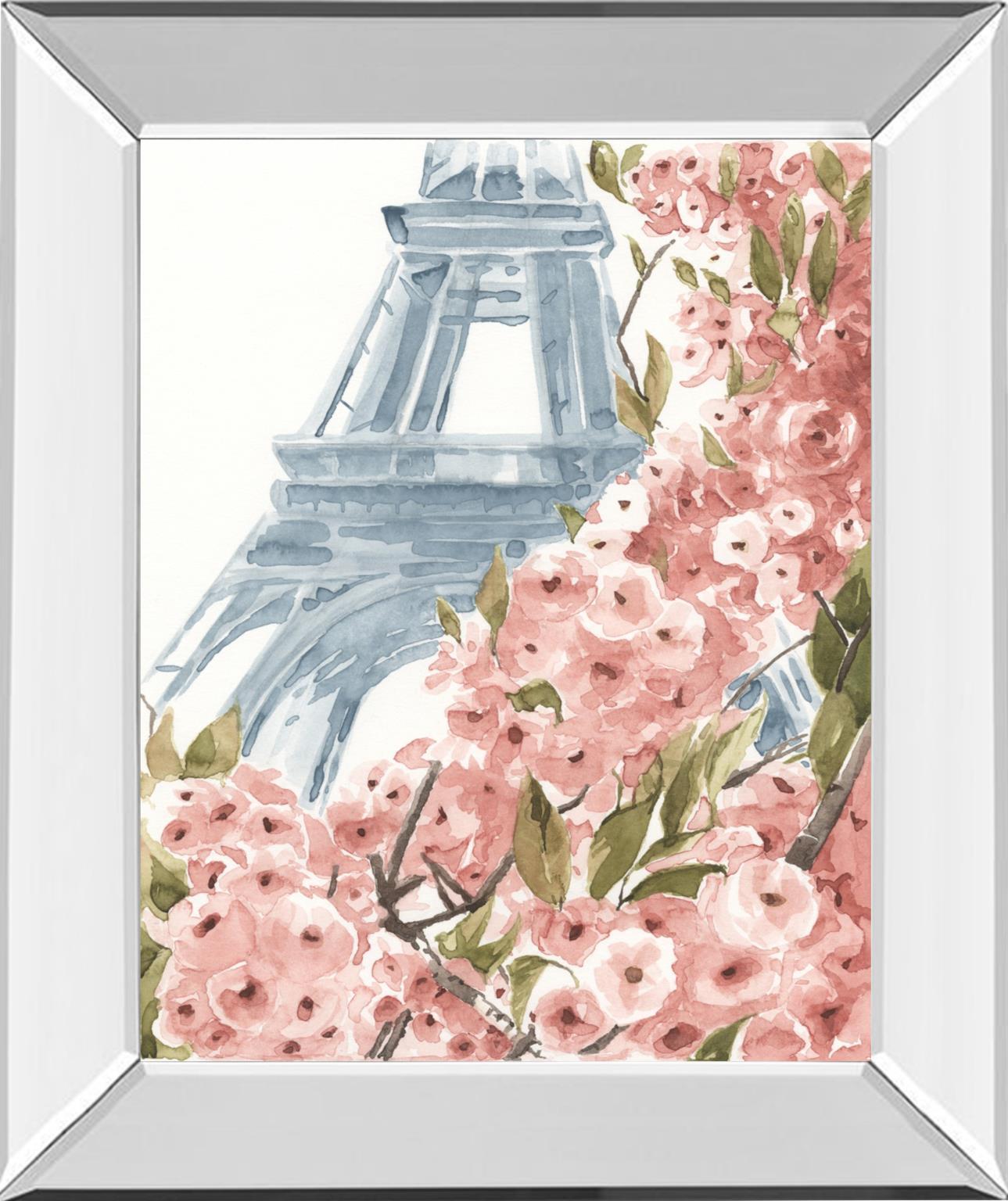 Paris Cherry Blossoms II By Annie Warren - Pink Classy Art