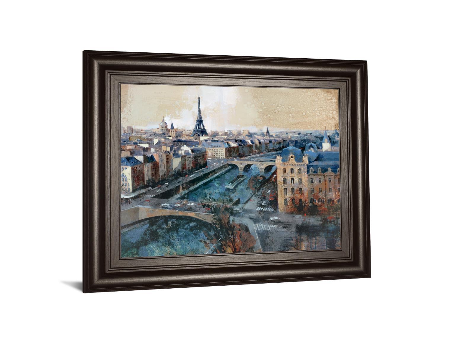 Ciel De Paris By Bofarull, M. - Framed Print Wall Art - Dark Gray Classy Art