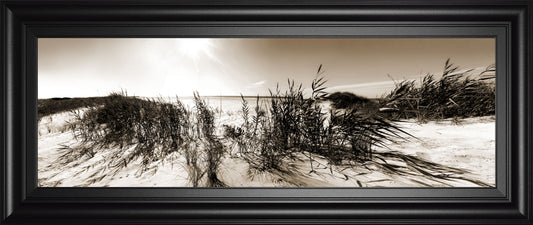 The Wind In The Dunes I By Noah Bay - Framed Print Wall Art - Gold Classy Art