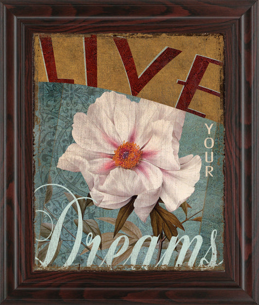 Live Your Dream By Kelly Donovan - Pink Classy Art