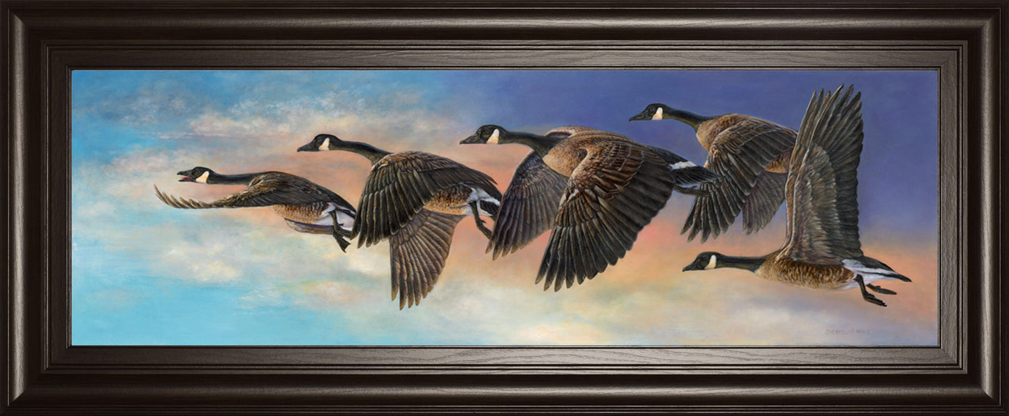 Ascent By Carolyn Mock - Dark Brown Classy Art