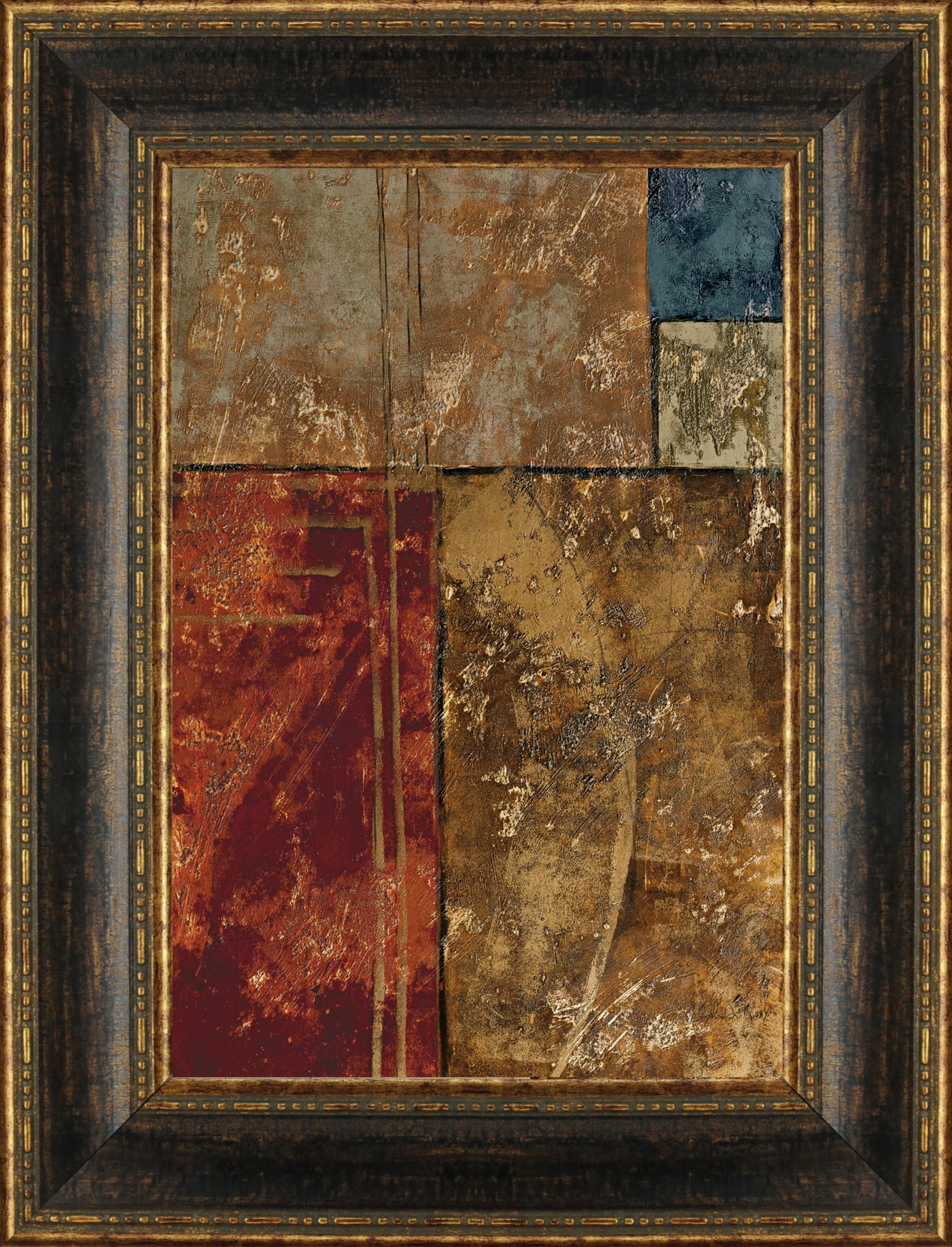 Organic Industries II By John Kime - Framed Print Wall Art - Light Brown Classy Art