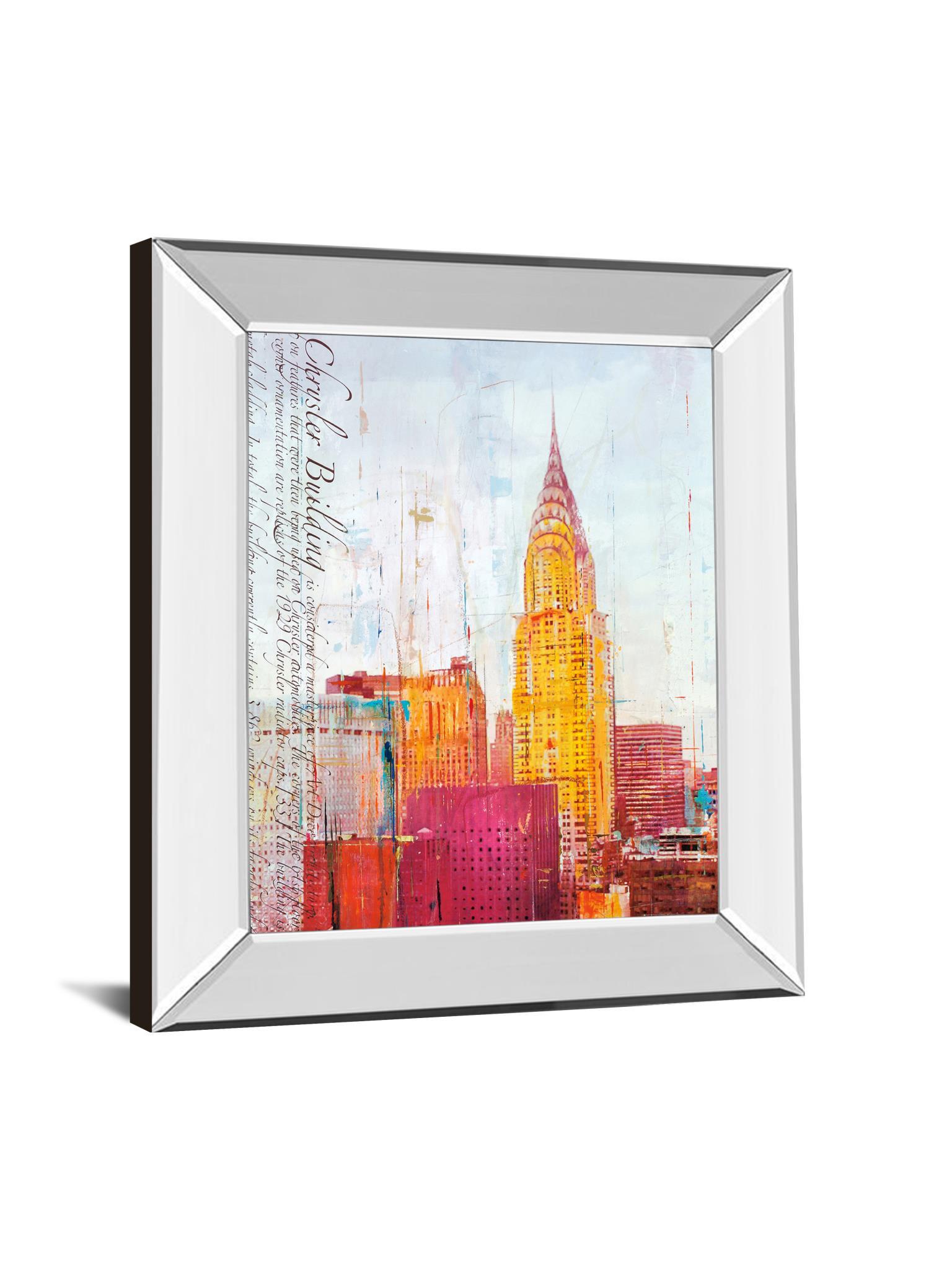 The City That Never Sleeps I By Haub - Framed Print Wall Art - Yellow Classy Art