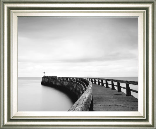 Into The Mist By Papiorek - Framed Print Wall Art - Black Classy Art