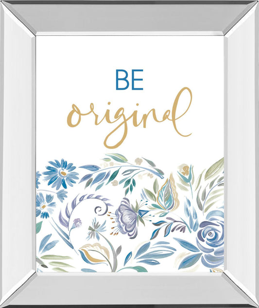 Be Original Floral By AniDel Sol - Light Blue Classy Art