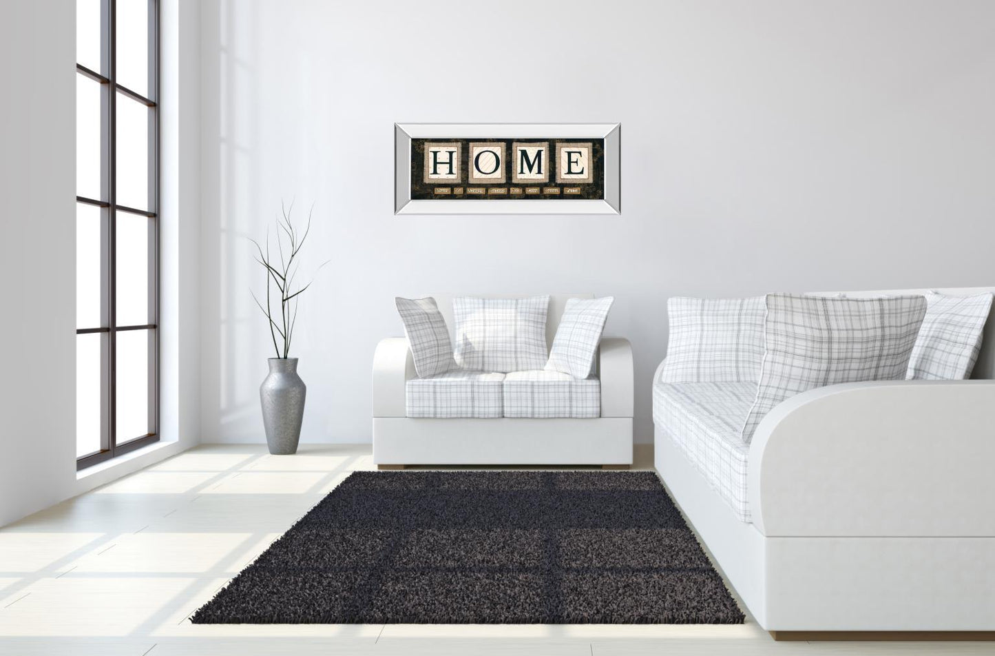 18x42 Home By Anne Lapoint - Dark Brown Classy Art