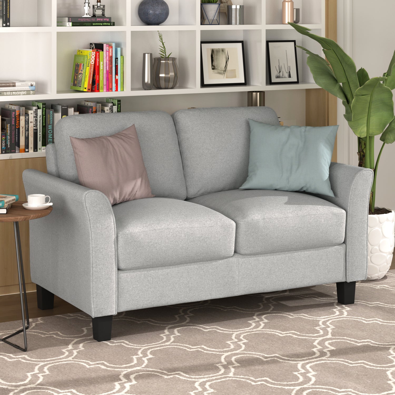 Living Room Sets Furniture Armrest Sofa Single Chair Sofa Loveseat Chair 3-Seat Sofa (ChairLoveseat Chair&3-Seat Sofa, Light Gray) House to Home Furnishings LLC