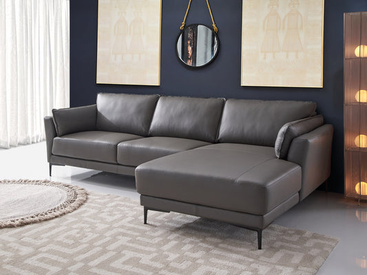 ACME Meka Sectional Sofa, Anthracite Leather LV02396 ***(FREE SHIPPING)*** House to Home Furnishings LLC