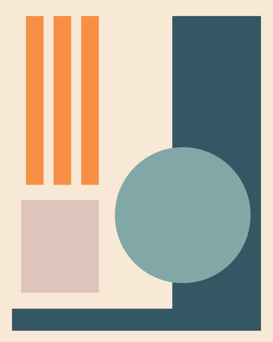 Papercut Abstract Iv By Elizabeth Medley - Light Blue Classy Art