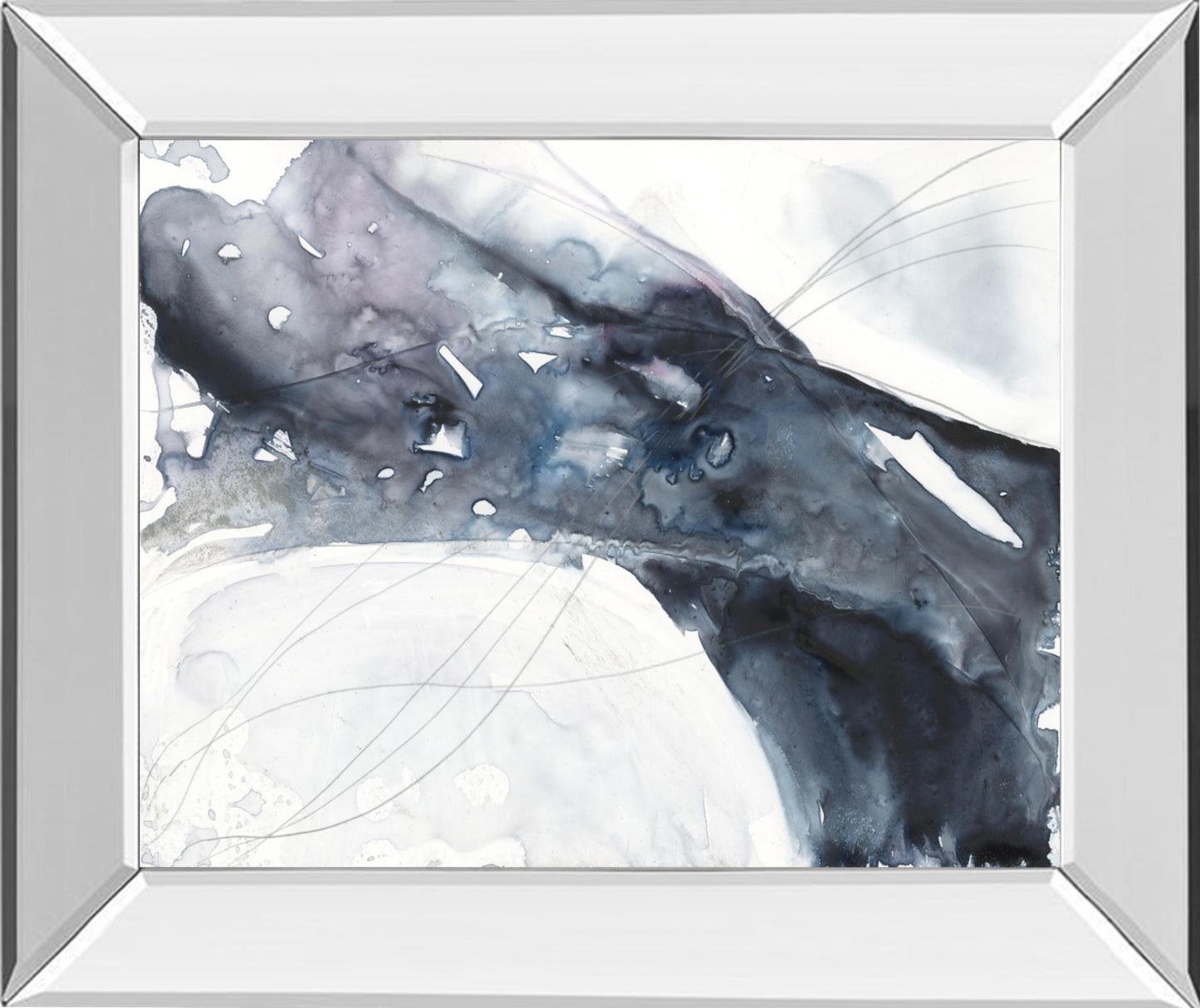 Agate Wave II By Jennifer Goldberger - Blue Classy Art