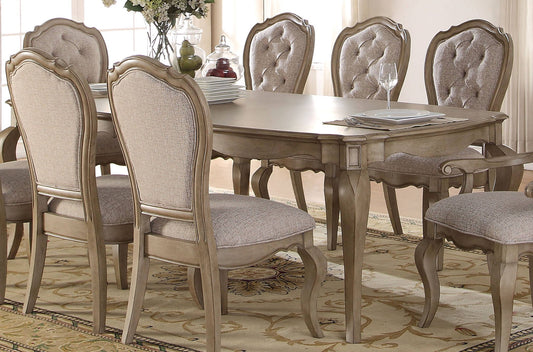 Acme Chelmsford Dining Table in Antique Taupe 66050 ACME East