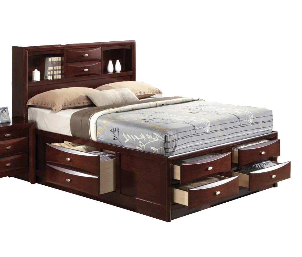 Acme Ireland Full Storage Bed in Brown 21590F ACME East