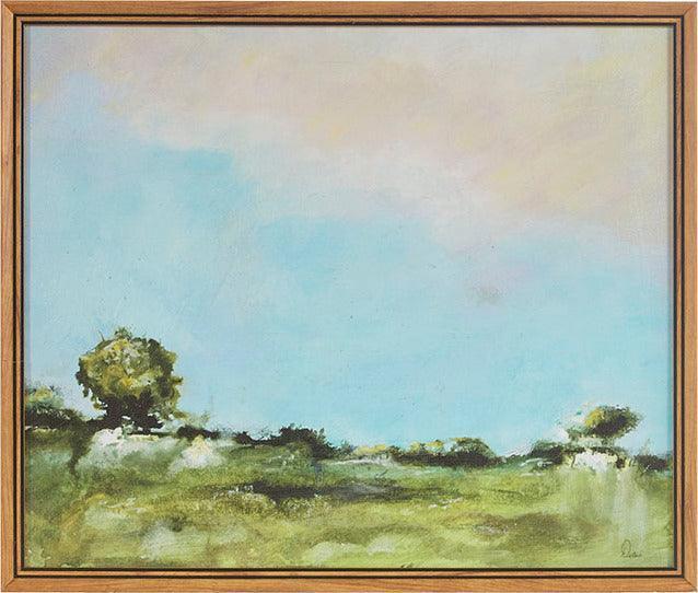 Across The Plains 2 Framed Gel Coated Canvas Multicolor Olliix.com