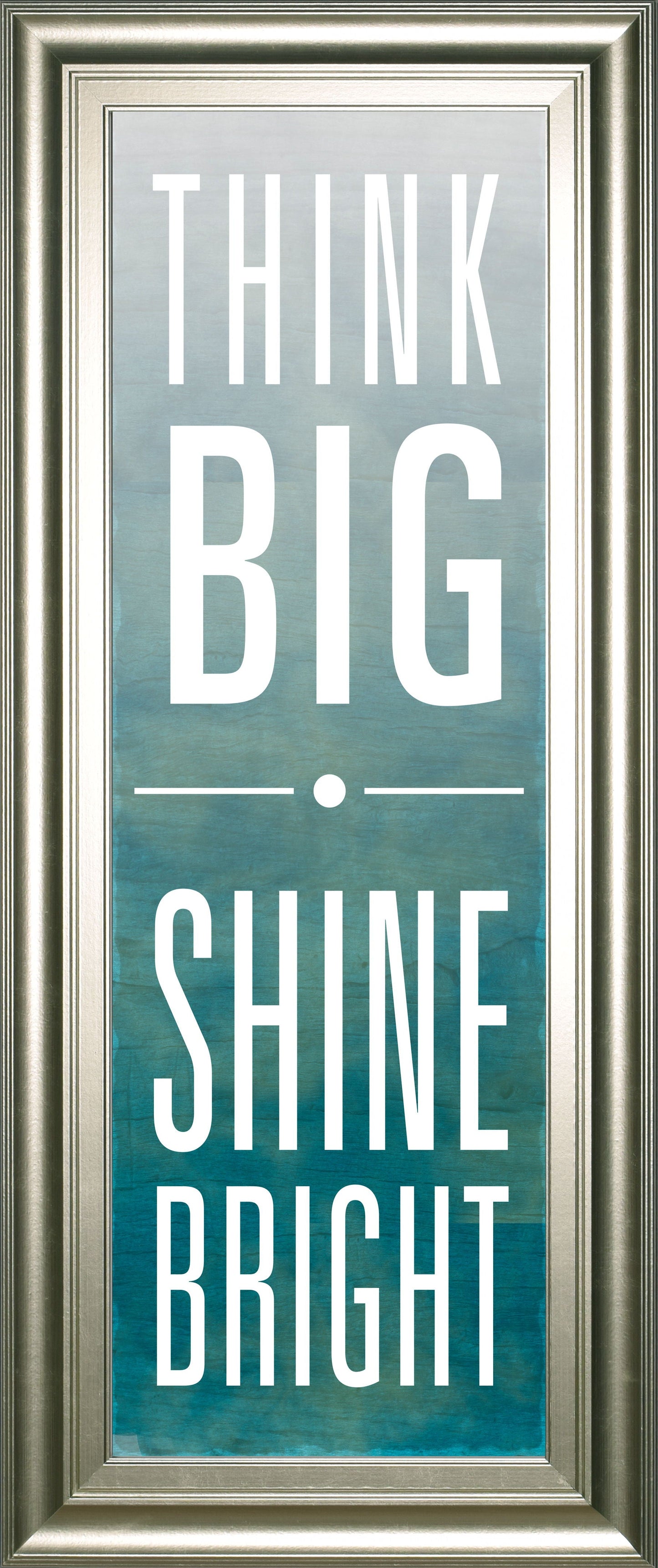 Shine By Sd Studios - Framed Print Wall Art - Blue Classy Art