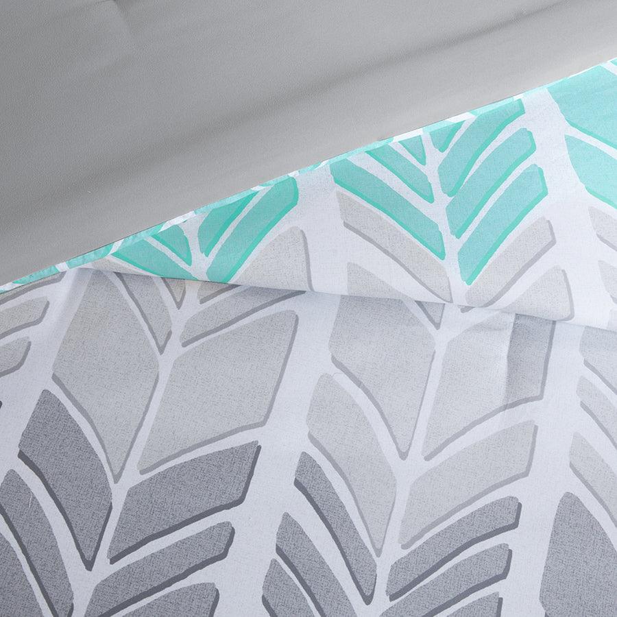 Adel 20 " D Comforter Set Aqua Twin/Twin XL Olliix.com