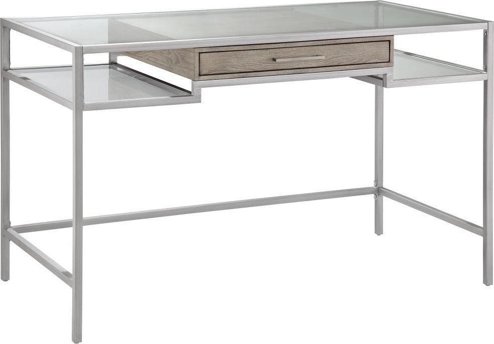 Adela Writing Desk Antique Silver Olliix.com