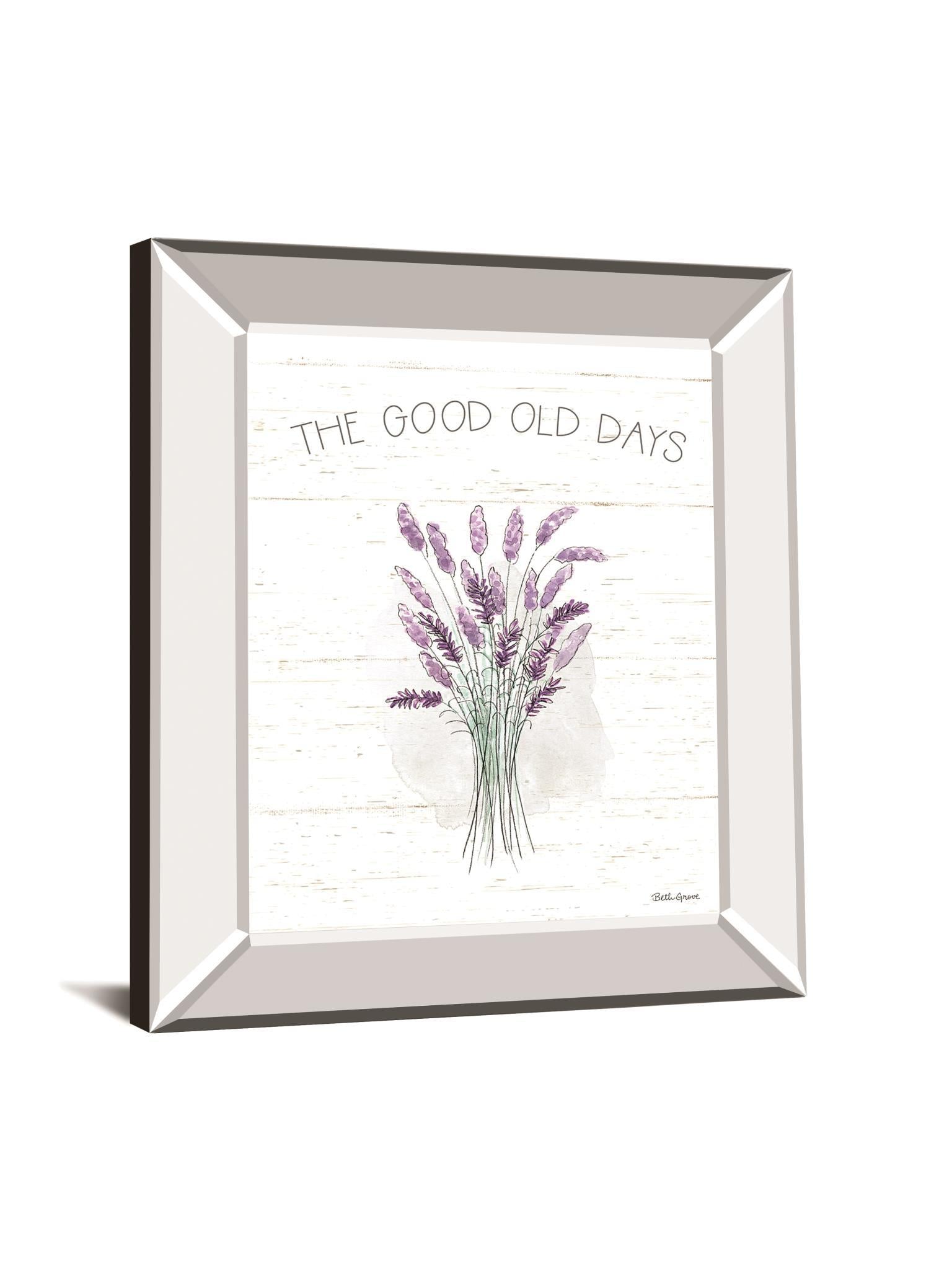 Farmhouse Cotton VII By Beth Grove - Mirror Framed Print Wall Art - White Classy Art