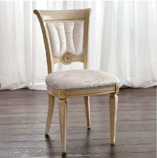 ESF Furniture - Aida Side Chair (Set of 2) in Ivory - AIDA-SIDE CHAIR ESF Furniture