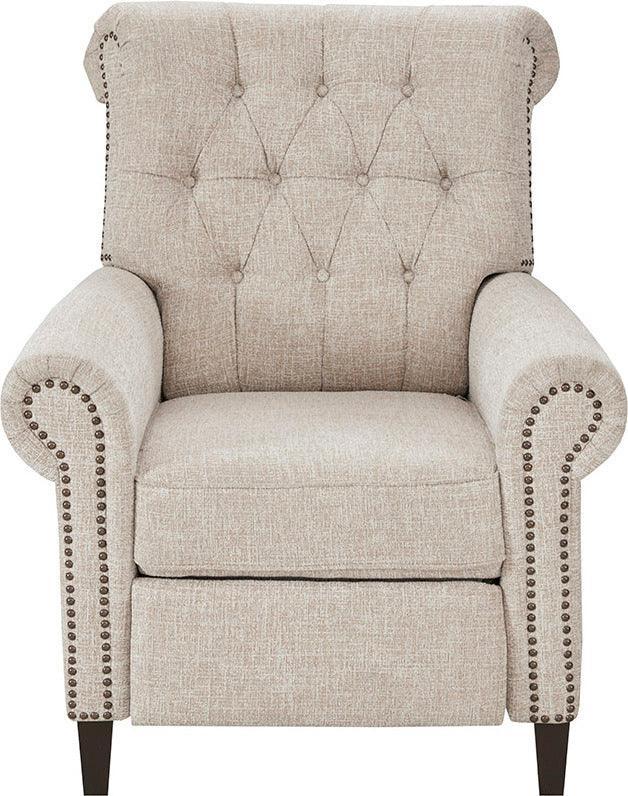 Aidan Push Back Recliner Cream Olliix.com