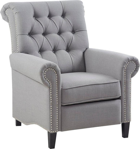 Aidan Push Back Recliner Gray Olliix.com