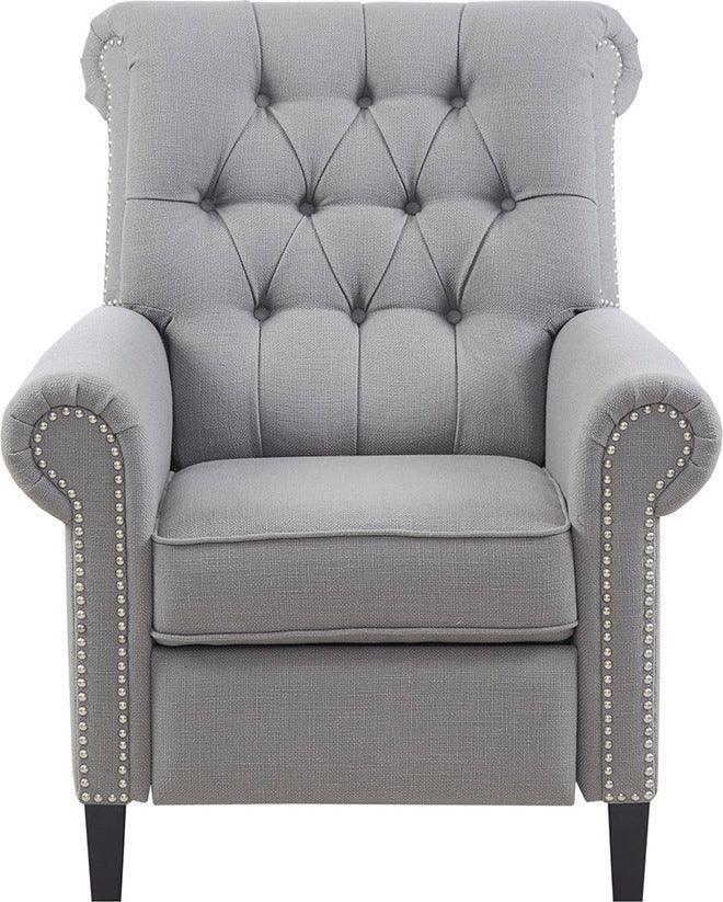 Aidan Push Back Recliner Gray Olliix.com