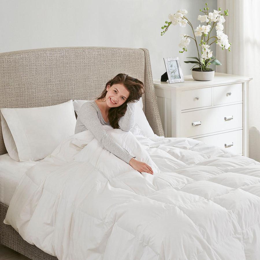 All Full/Queen Season Oversized 1 Cotton Down Comforter White Olliix.com