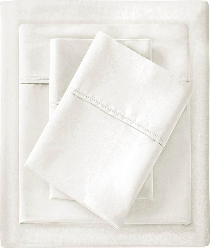 Allergen Barrier 300 Thread Count Cotton Sheet Set Twin Aqua Olliix.com