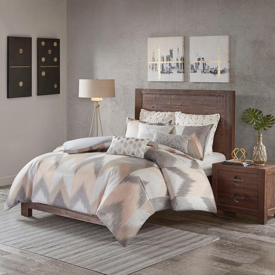 Alpine Cotton Comforter Mini Set Blush Full/Queen Olliix.com