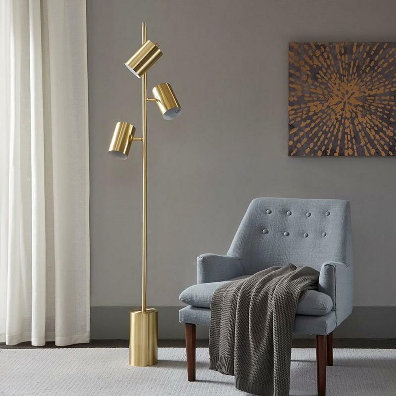 Alta Floor Lamp Gold Olliix.com