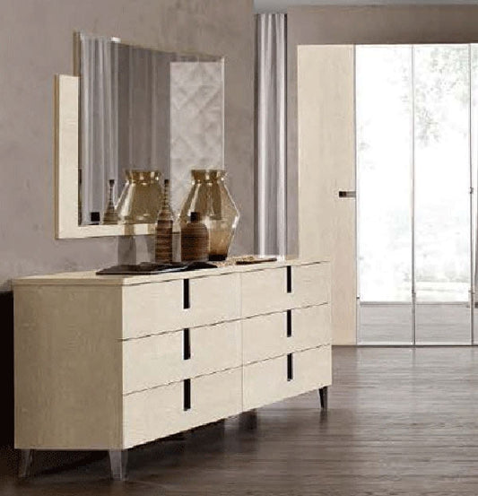 ESF Furniture - Ambra Double Dresser and Mirror Set - AMBRA-DR+M ESF Furniture