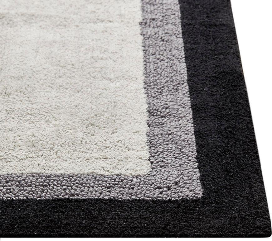 Amherst 20" Bath Rug Black Olliix.com