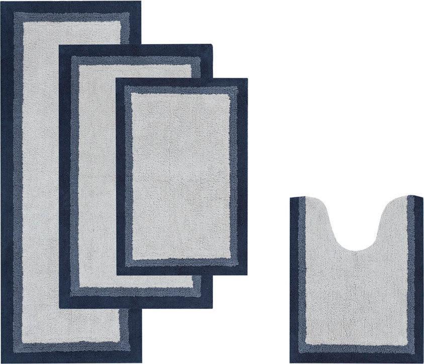 Amherst 24" Bath Rug Navy Olliix.com