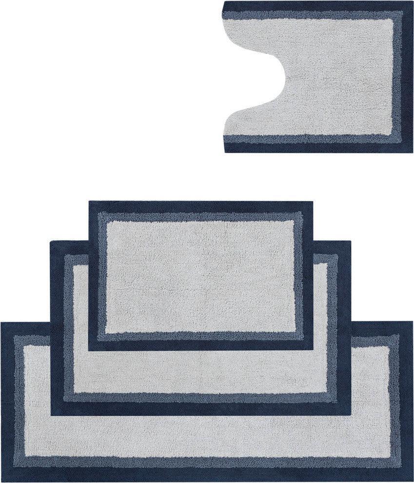 Amherst 24" Bath Rug Navy Olliix.com