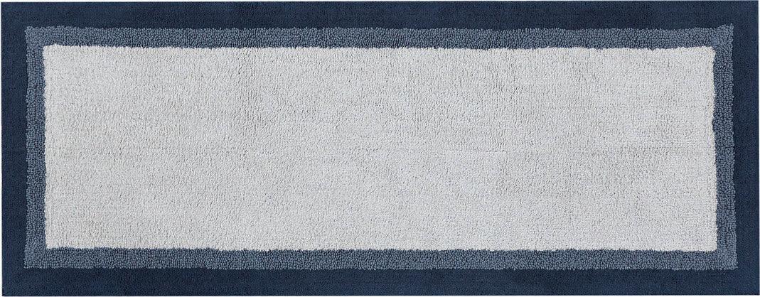 Amherst 27" Bath Rug Navy Olliix.com