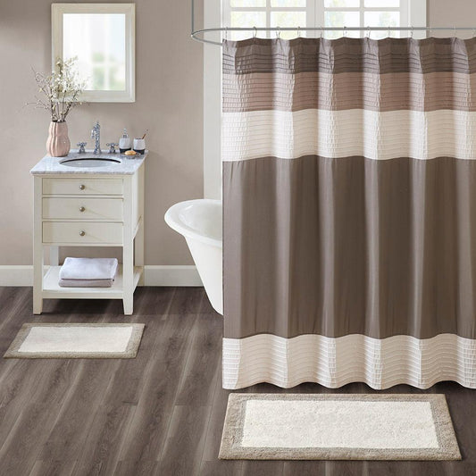 Amherst 27" Bath Rug Taupe Olliix.com